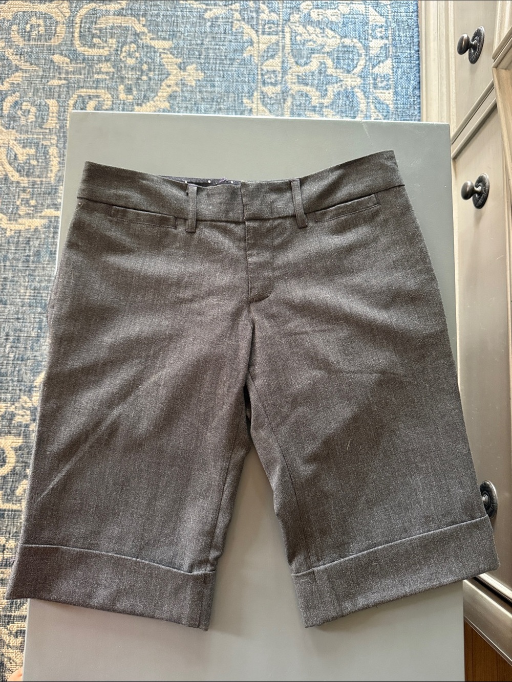 Sanctuary Gray Tailored Bermuda Shorts